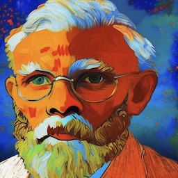 Painting of Narendra Modi